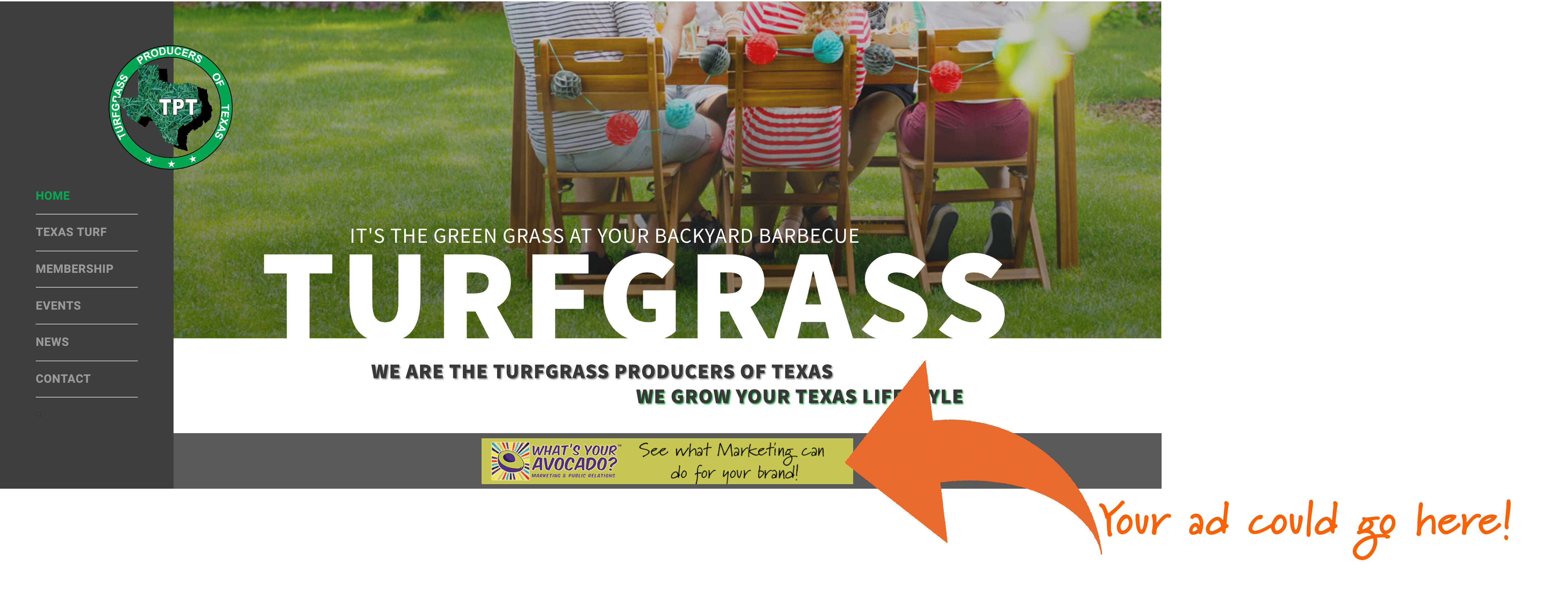 Advertise on the Turfgrass Producers of Texas Website